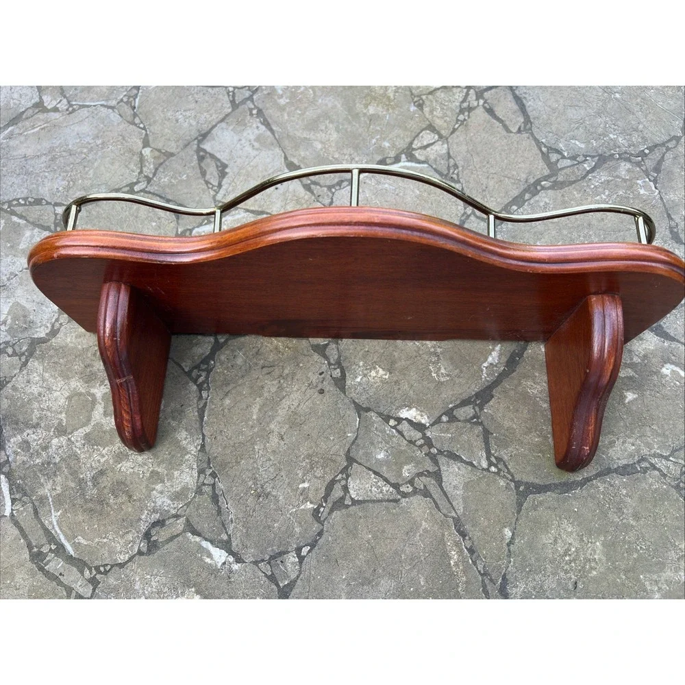 HOMCO Vintage Wood Wall Shelf 16